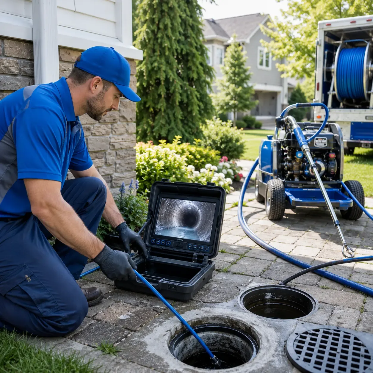 Outdoor drain cleaning professionals serving Stronghurst, IL