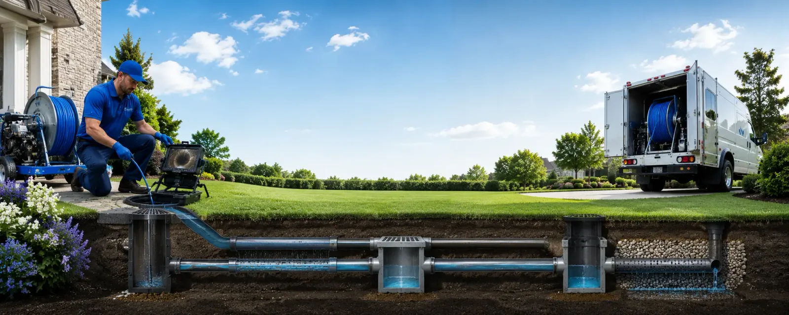 Outdoor drain cleaning information for Stronghurst, IL